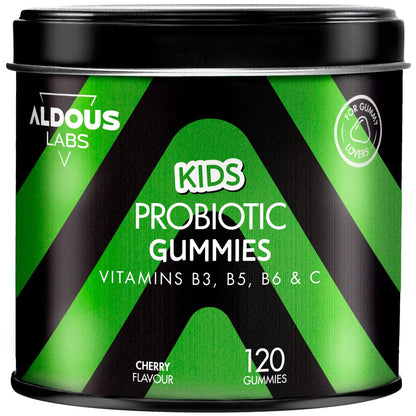 Probióticos con vitaminas para niños en gominolas Aldous Bio 120 gominolas