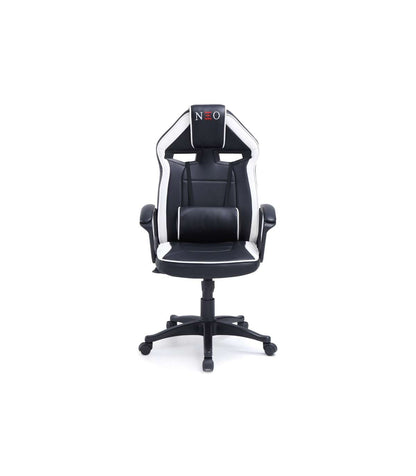 Sillón Giratorio Elevable Gamer Neo Avance Tapizado En Tejido Negro/blanco, 115-125cm(alt_5