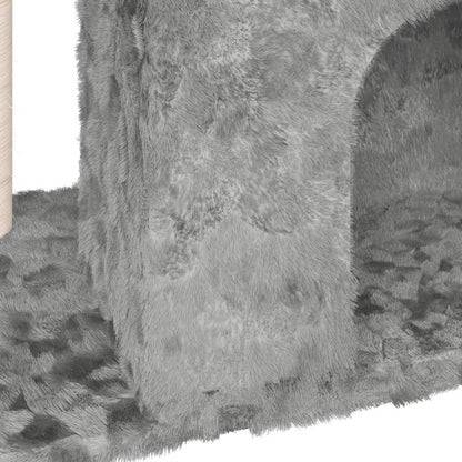 Vidaxl Rascador Para Gatos Con Postes De Sisal Gris Claro 51 Cm_5