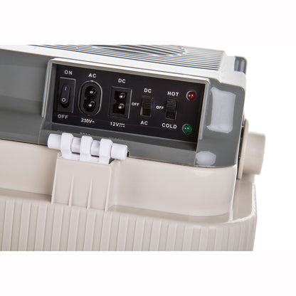 Nevera Portátil Eléctrica De Viaje, Coche, Camping, 21 L, Conexión 12v Y 220v, Enfría Y Calienta, Briebe, Cf1151, Gris