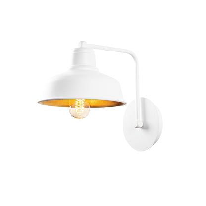 Aplique De Pared, Metal , Blanco, 19x27x24, Casquillo E 27 Max 40 W_2