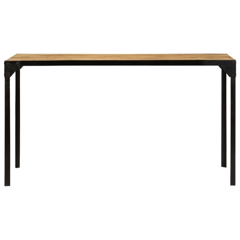 Mesa De Comedor De Madera Maciza De Mango 140x80x76 Cm_1