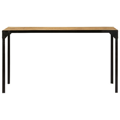 Mesa De Comedor De Madera Maciza De Mango 140x80x76 Cm_1
