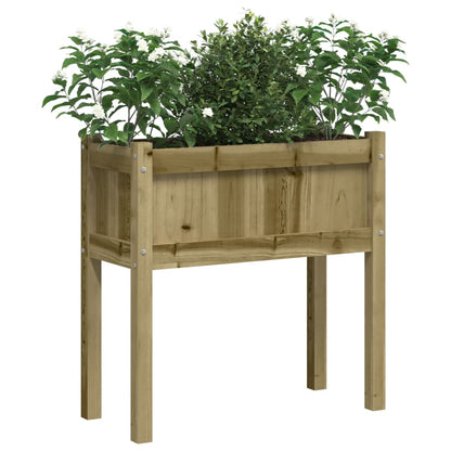 Jardineras Con Patas 2 Uds Madera De Pino Impregnada_2
