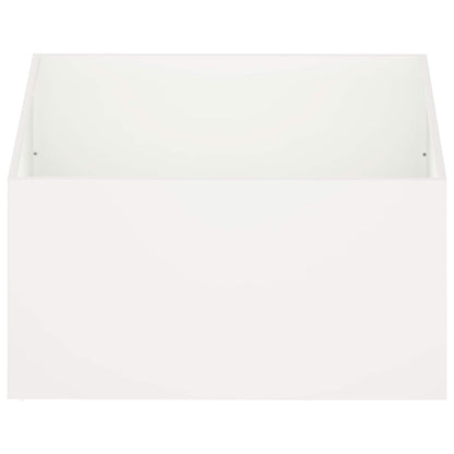 Macetero De Jardín 2 Uds. Blanco 80 X 80 X 40 Cm_3