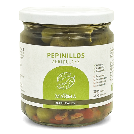 Pepinillos Agridulces Naturales Marma 350gr_0