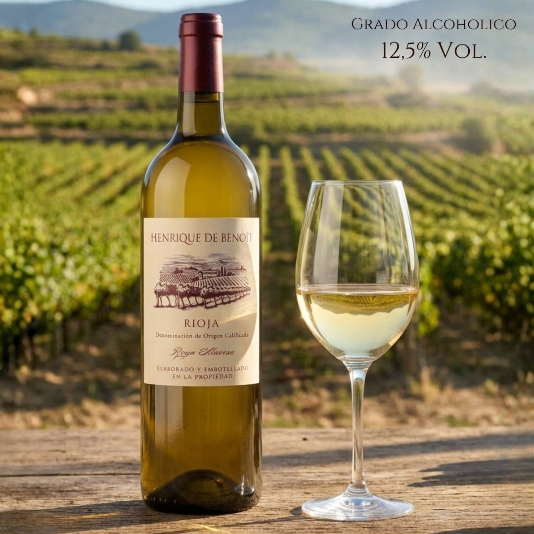 Vino Blanco Rioja D.0. Viñedo De Zona | Pack 3 Botellas 750 Ml | Viura 90% Y Tempranillo 10% | Caja Vino Blanco_2