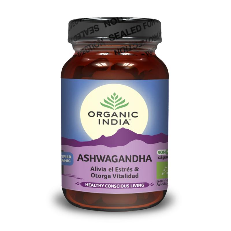 Ashwagandha Organic India 90 cápsulas