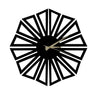 Reloj De Pared Metal Estilo Triángulos