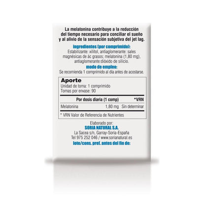 Melatonin Travel Vit&MIn 31 Soria natural 90 comp