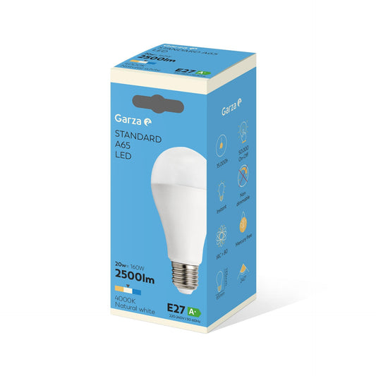 Bombilla LED Standard 20W Casquillo E27 240 grados 2500LM Luz neutra (4000K) Garza