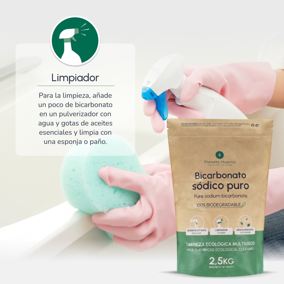 Bicarbonato sódico Planeta Huerto 1 Kg