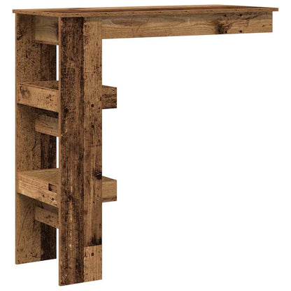 Mesa De Bar De Pared Madera Contrachapada Envejecida_4