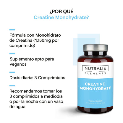 Creatina Monohidratada Nutralie 90 cápsulas