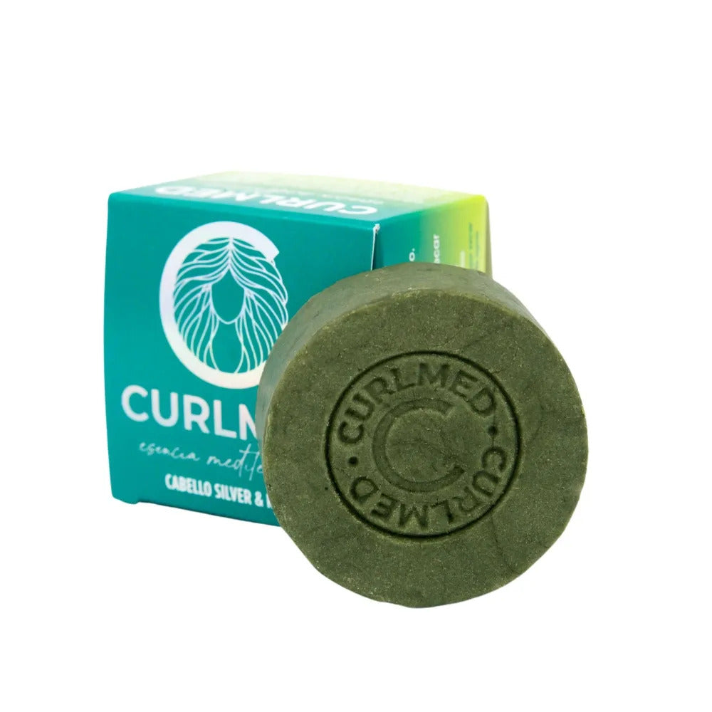 Champú Sólido Cabello Silver Y Rubio Curlmed 80g_0