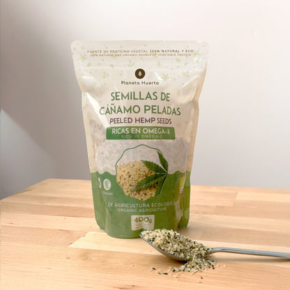Semillas de cáñamo pelado ECO Planeta Huerto 400 g