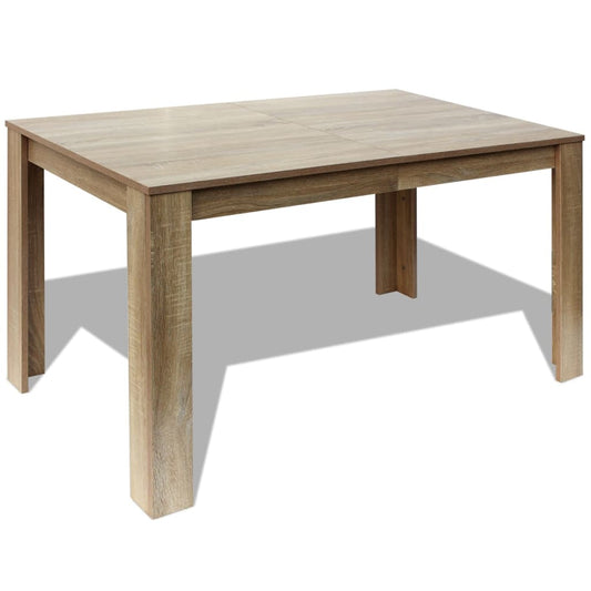 Mesa De Comedor Color Roble 140x80x75 Cm_0