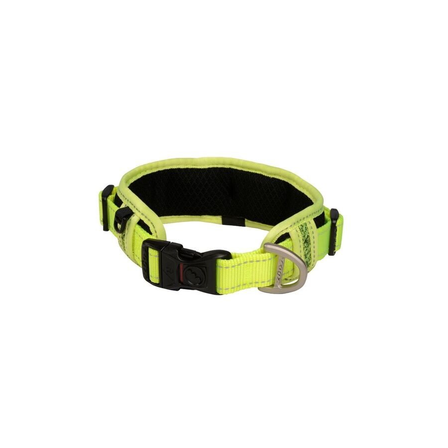 Collar Para Perro Grande, Modelo Padded De Rogz Amarillo. Talla Xxl (63-70kg)_0