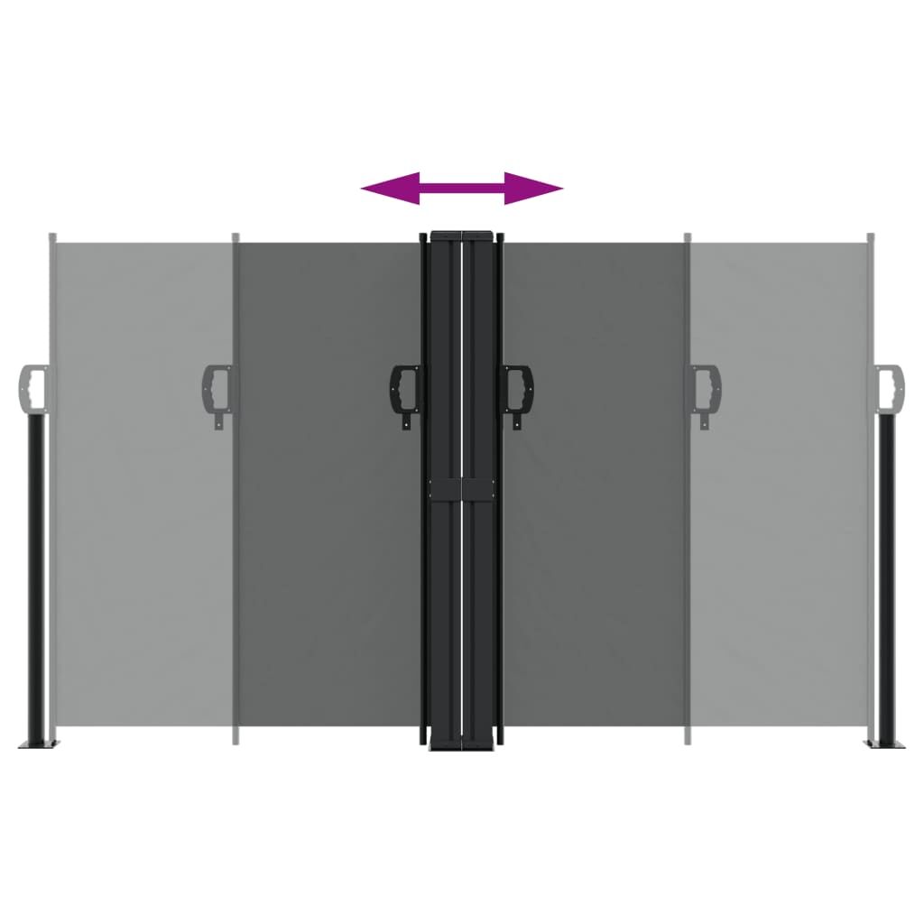 Vidaxl Toldo Lateral Retráctil Gris Antracita 140x1000 Cm_4