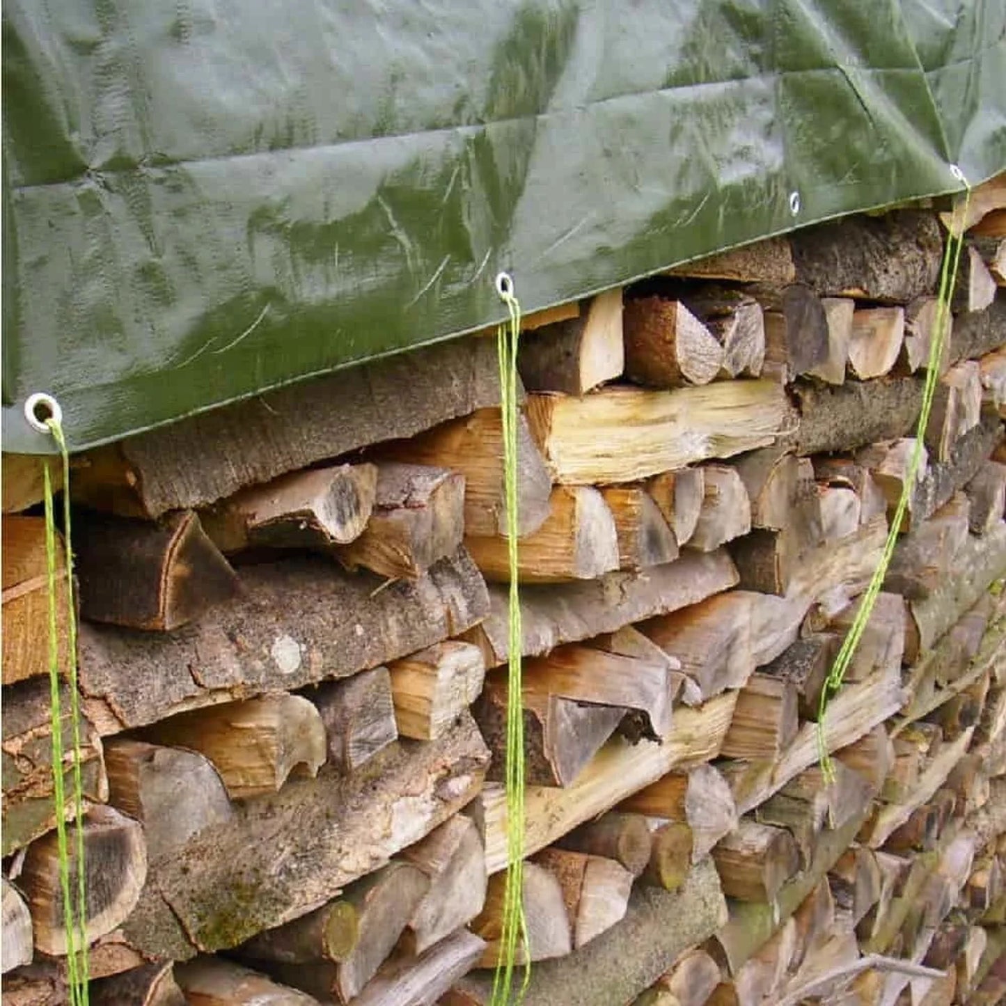 Lona Impermeable 4x5m, 210g/m², Verde, Protección Uv_2