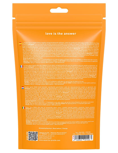 Aquarius Pro Life - Zeolita Bentonita Mix - Gaiagold 330g Detox Polvo