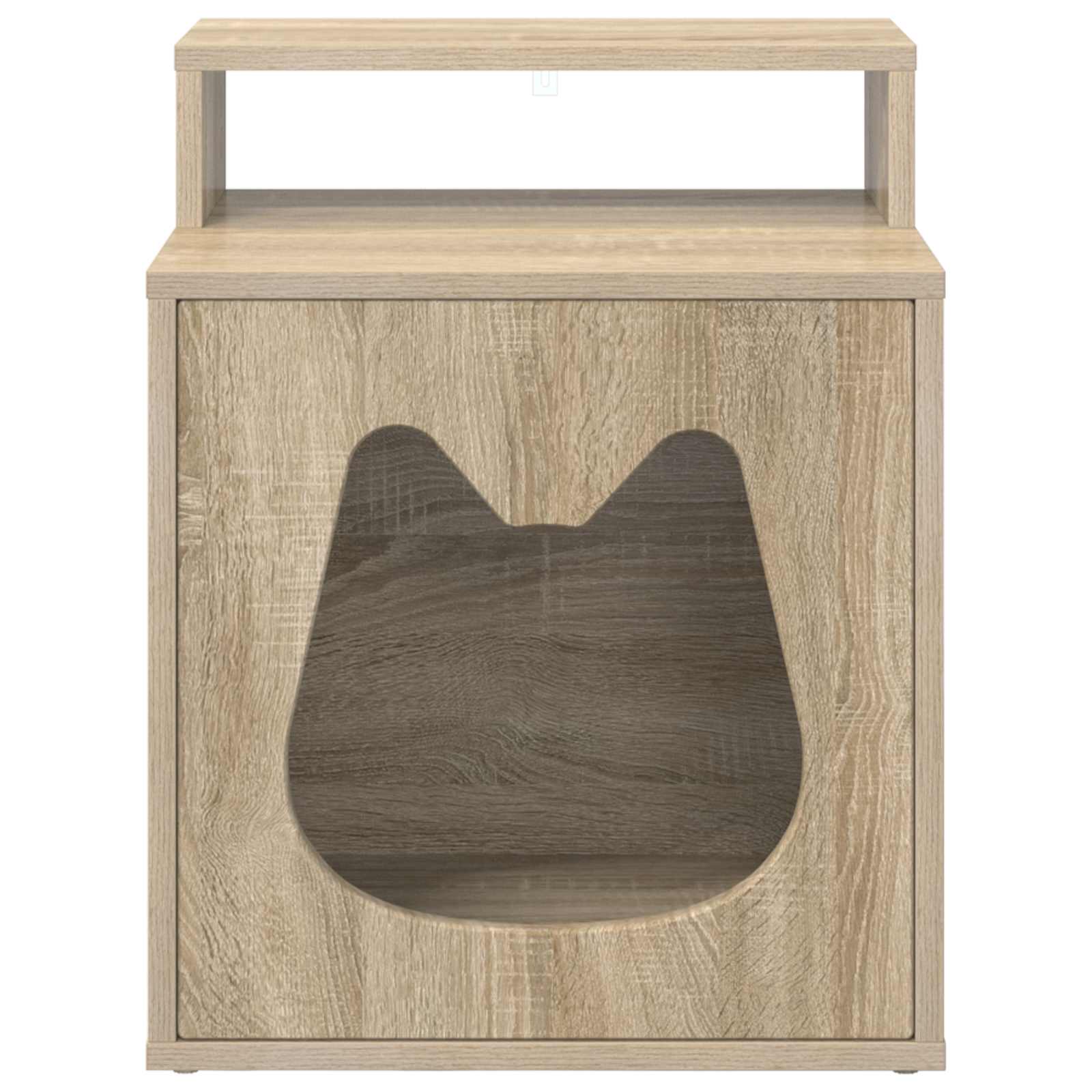 Casa Para Gatos Sonoma 42,5 X 40 X 53,5 Cm Madera De Ingeniería_4