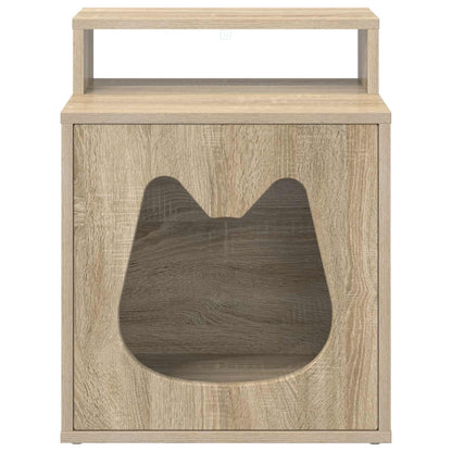 Casa Para Gatos Sonoma 42,5 X 40 X 53,5 Cm Madera De Ingeniería_4