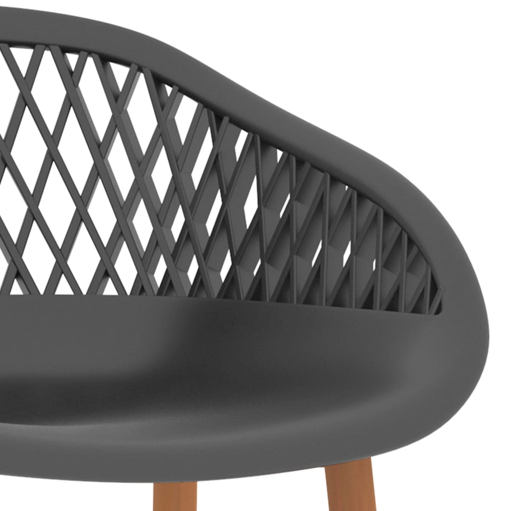 Taburetes De Cocina 2 Unidades Gris_4