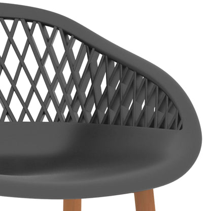 Taburetes De Cocina 4 Unidades Gris_4