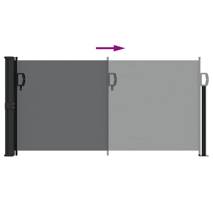 Vidaxl Toldo Lateral Retráctil Negro 100x300 Cm_4