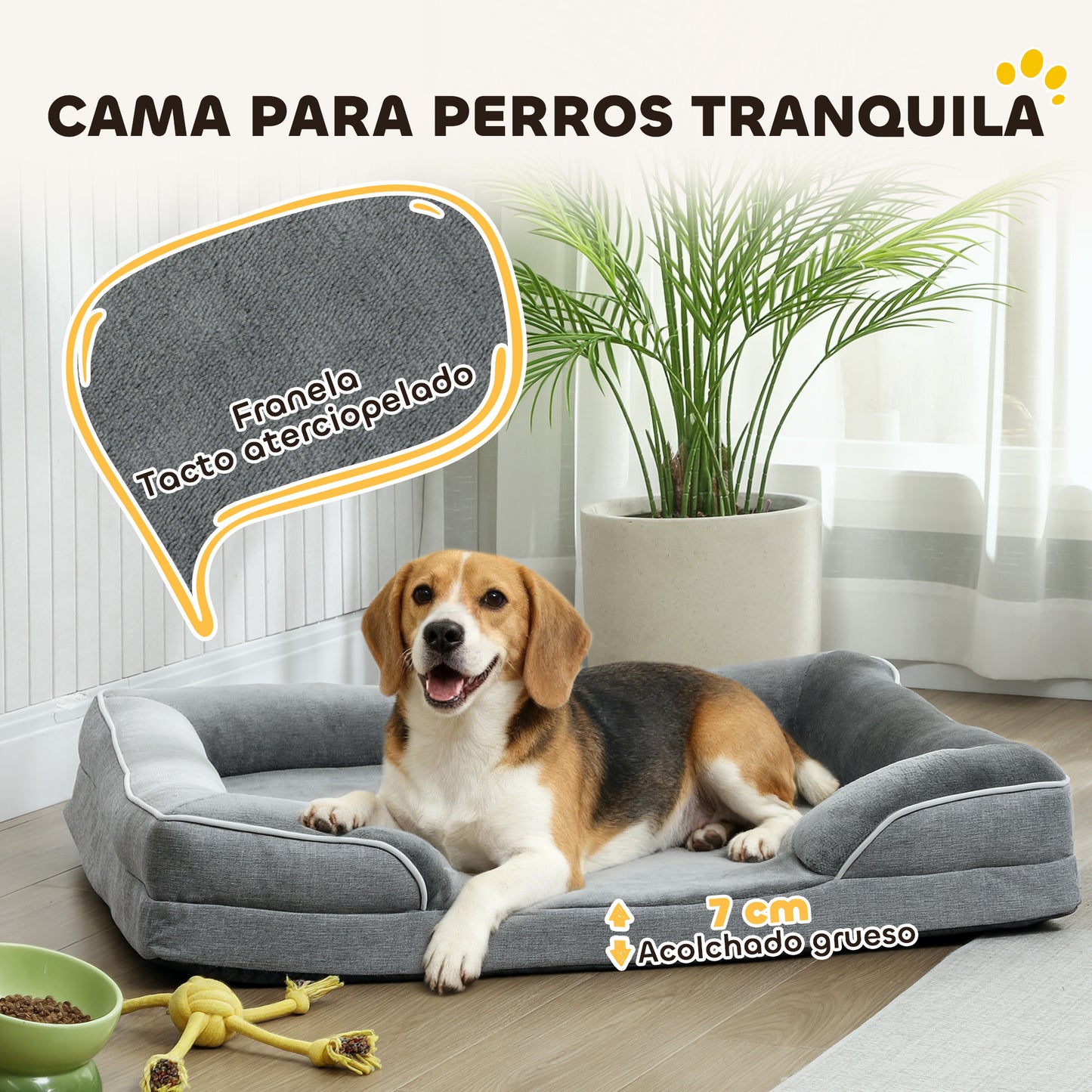 Pawhut Cama Para Perros Medianos_3
