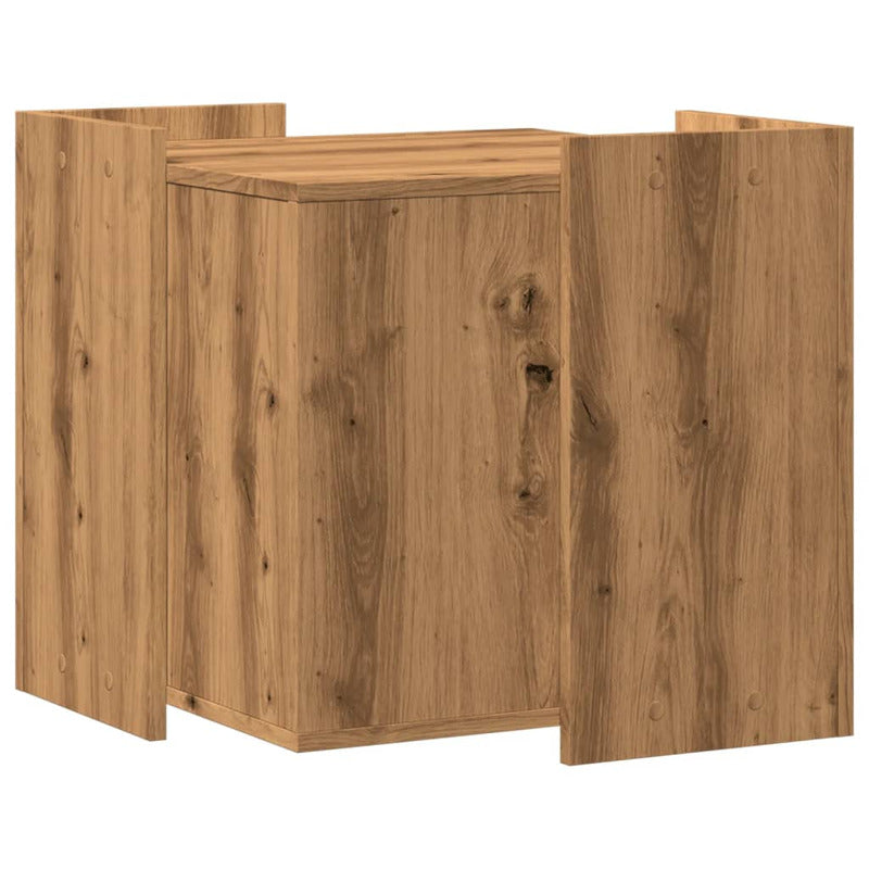 Vidaxl Mueble Arenero Para Gatos Madera Roble Artisian 53x53x51 Cm_5