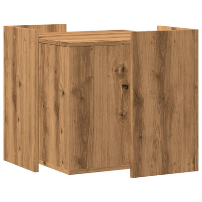 Vidaxl Mueble Arenero Para Gatos Madera Roble Artisian 53x53x51 Cm_5