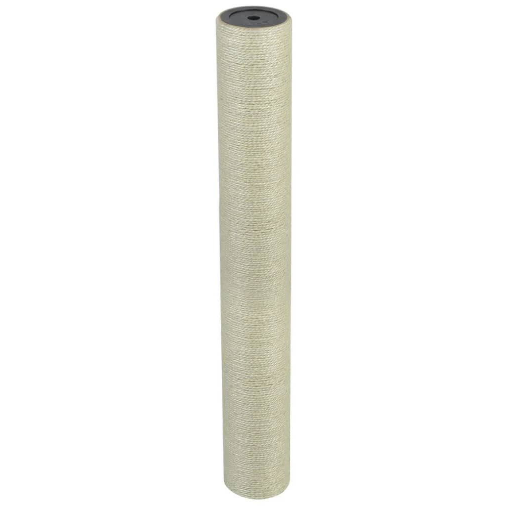 Vidaxl Poste Rascador Para Gatos 8x60 Cm 10 Mm Beige_0