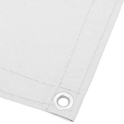 Vidaxl Pantalla De Balcón 100% Poliéster Oxford Blanco 120x1000 Cm_3