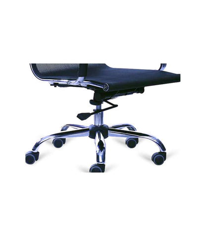 Silla De Oficina Niza Con Malla, Altura Regulable Acabado En Negro. 54 Cm(ancho ) 89-94.5_5