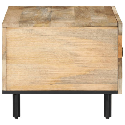 Mesa De Centro De Madera Maciza De Pino 80x50x40 Cm_4