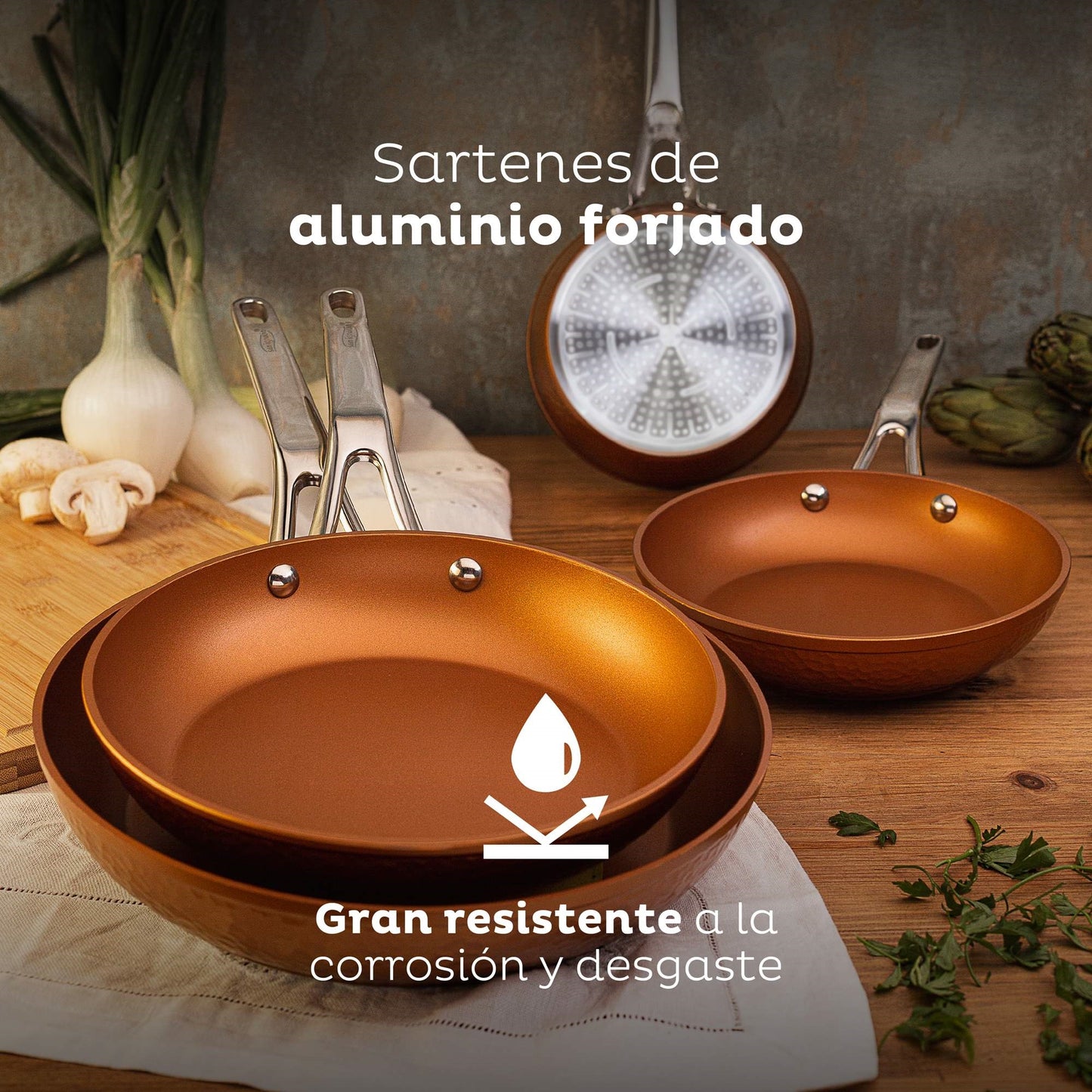 Set De 2 Sartenes Ø16ø24cm Con Protectores Origen San Ignacio_4