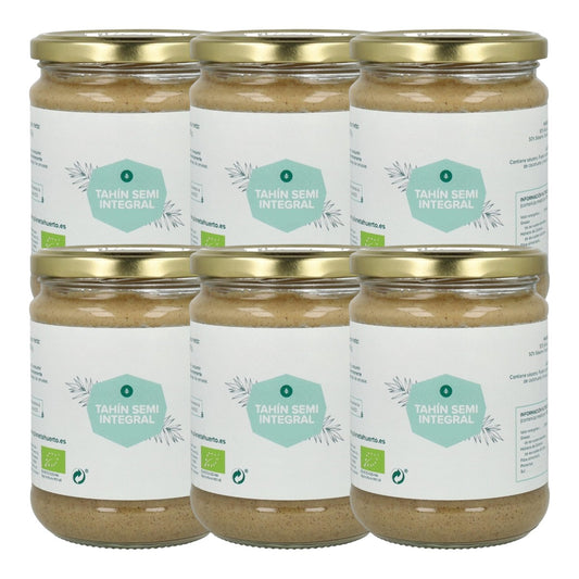 Pack 6x Tahín Semi Integral ECO Planeta Huerto 700 g