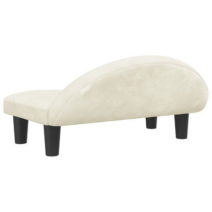 Cama Para Perros De Terciopelo Crema 70x52x30 Cm / Vetonek_2