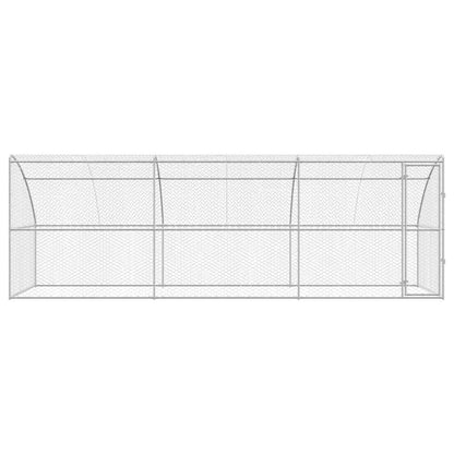 Refugio Para Perros 3 Pcs Plateado 6 X 2 X 2 M_3
