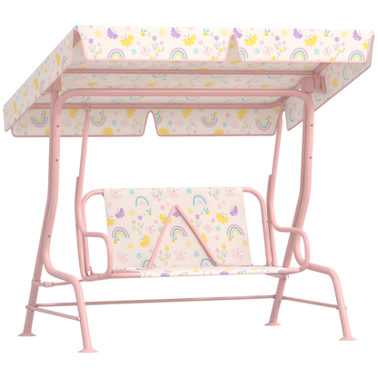 Aiyaplay Columpio De Jardín Exterior Para Niños De +3 Años 112x75x120 Cm Rosa_0