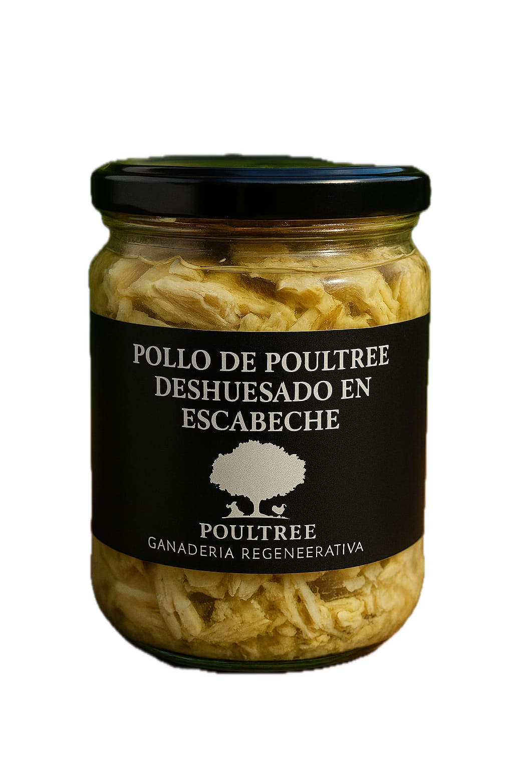 Pollo De Poultree Desmigado En Escabeche.  Bote De 420 gr._0