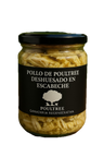 Pollo De Poultree Desmigado En Escabeche.  Bote De 420 gr.