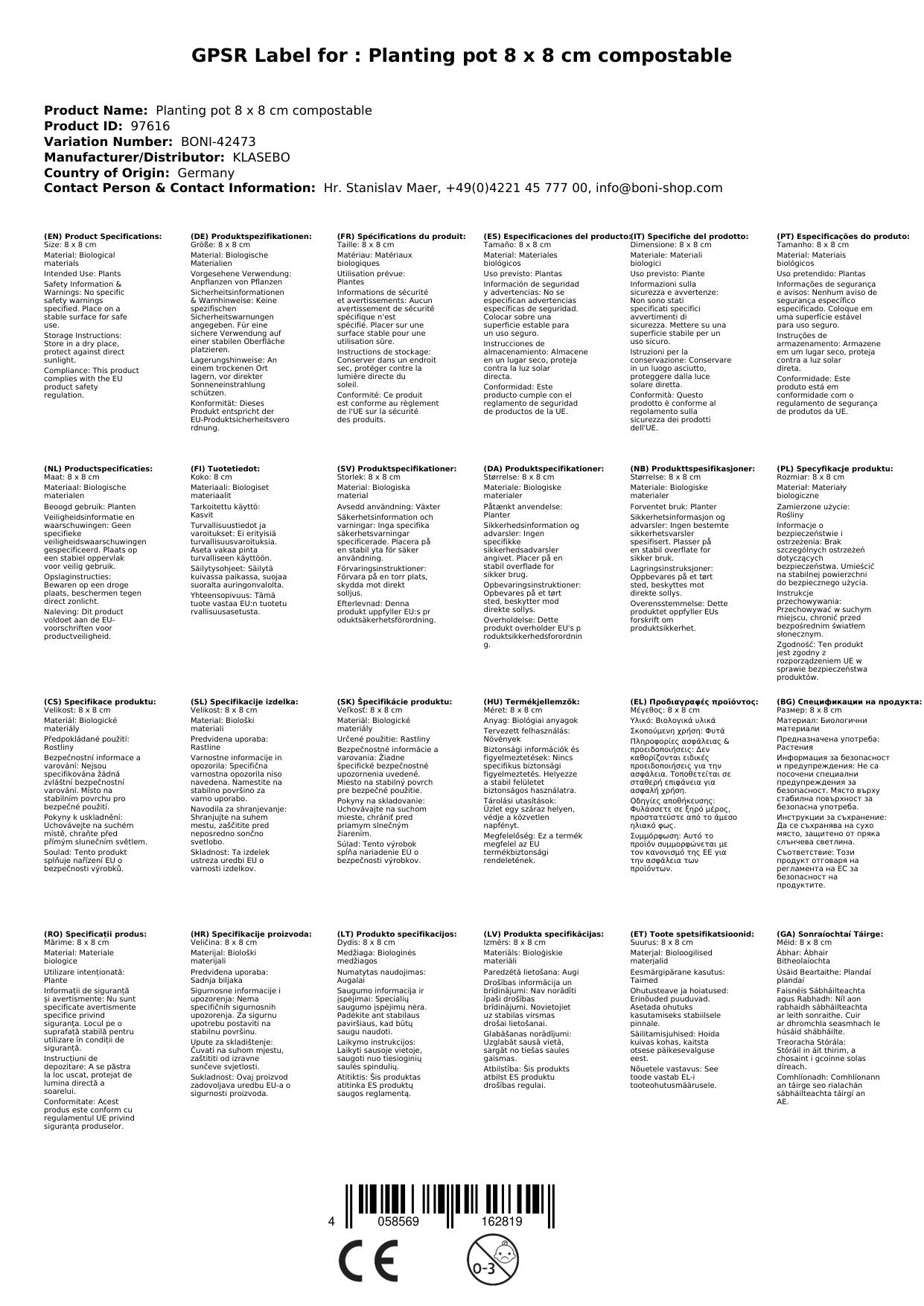 Macetas 8x8 Cm Biodegradables Y Compostables Para Semilleros_1