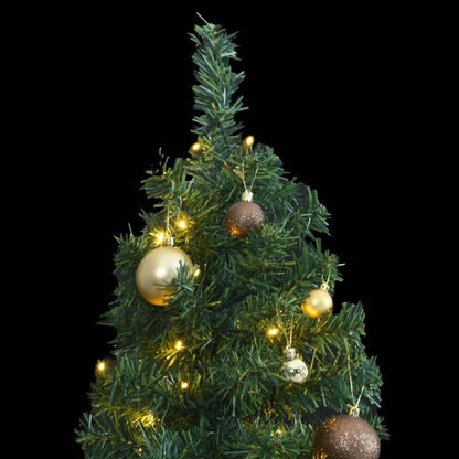 Vidaxl Árbol De Navidad Estrecho Con 300 Led Y Bolas 300 Cm_1