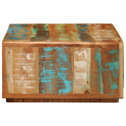 Mesa De Centro De Madera Maciza Reciclada 89x55x29 Cm_1