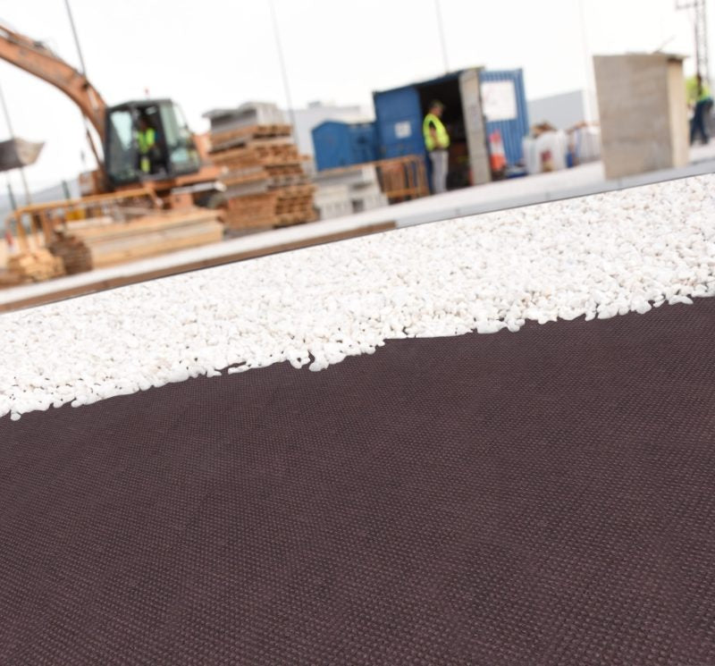 Malla geotextil antihierbas 1,25 x 10 m 100 g/m² marrón Faura