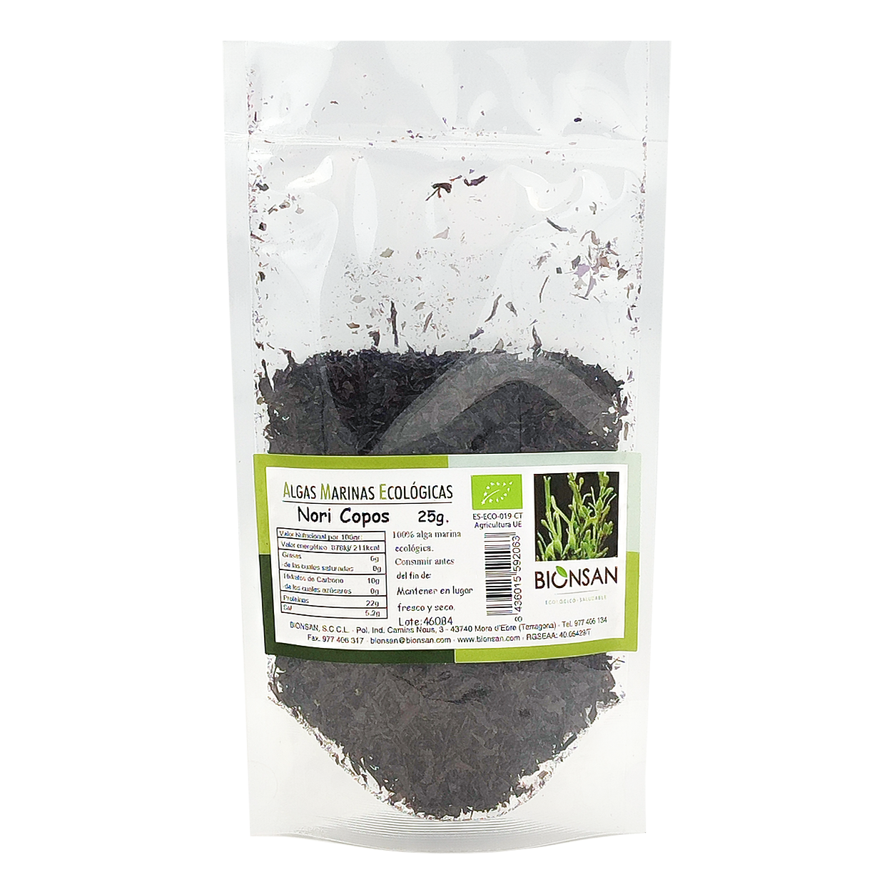 Alga Nori Copos Eco Bionsan 25gr_0