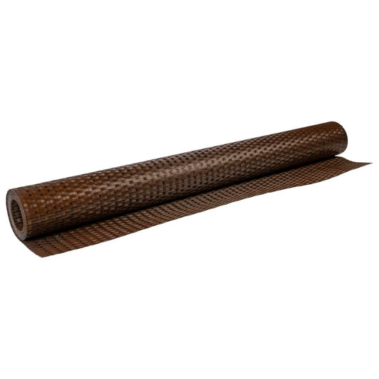 Toldo Para Balcón Ratán Sintético Marrón Y Negro 400x100 Cm / Vetonek_0